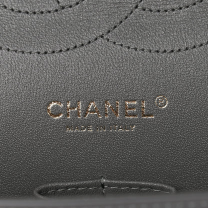 Chanel Lambskin Quilted Jumbo Double Flap Grey 6 of 10