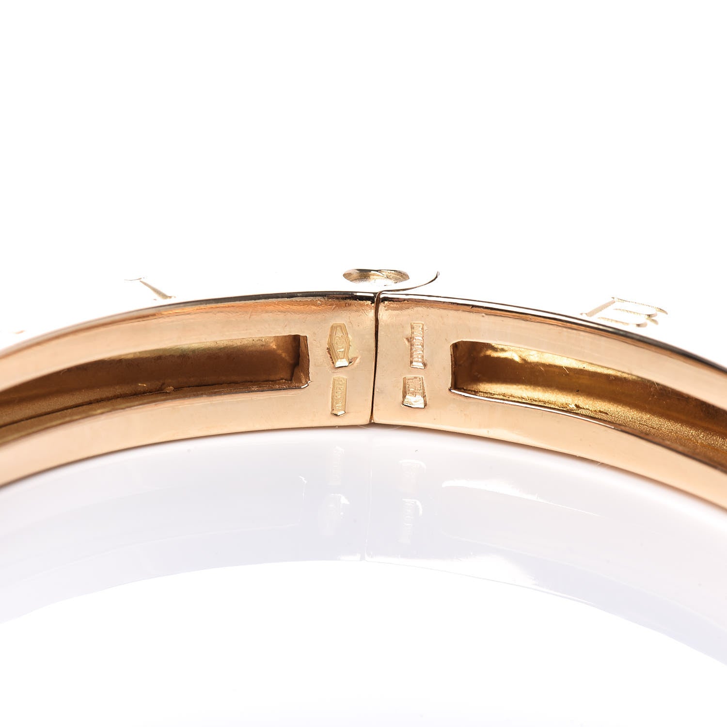 Bulgari 18K Yellow Gold B.Zero1 Bangle Bracelet 4 of 5