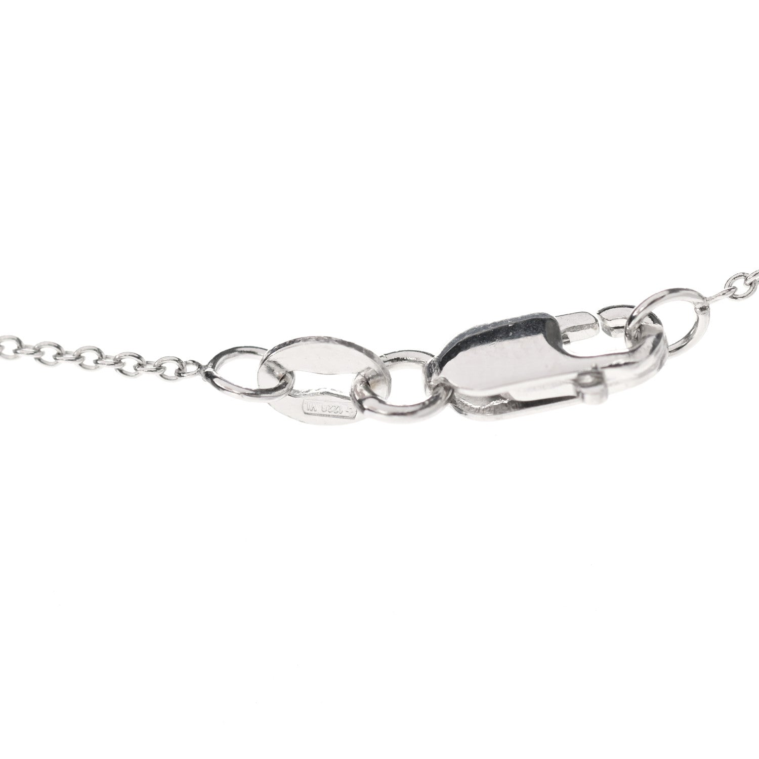Roberto Coin 18K White Gold Diamond .24ct Diamonds by the Inch Pendant Necklace 5 of 6