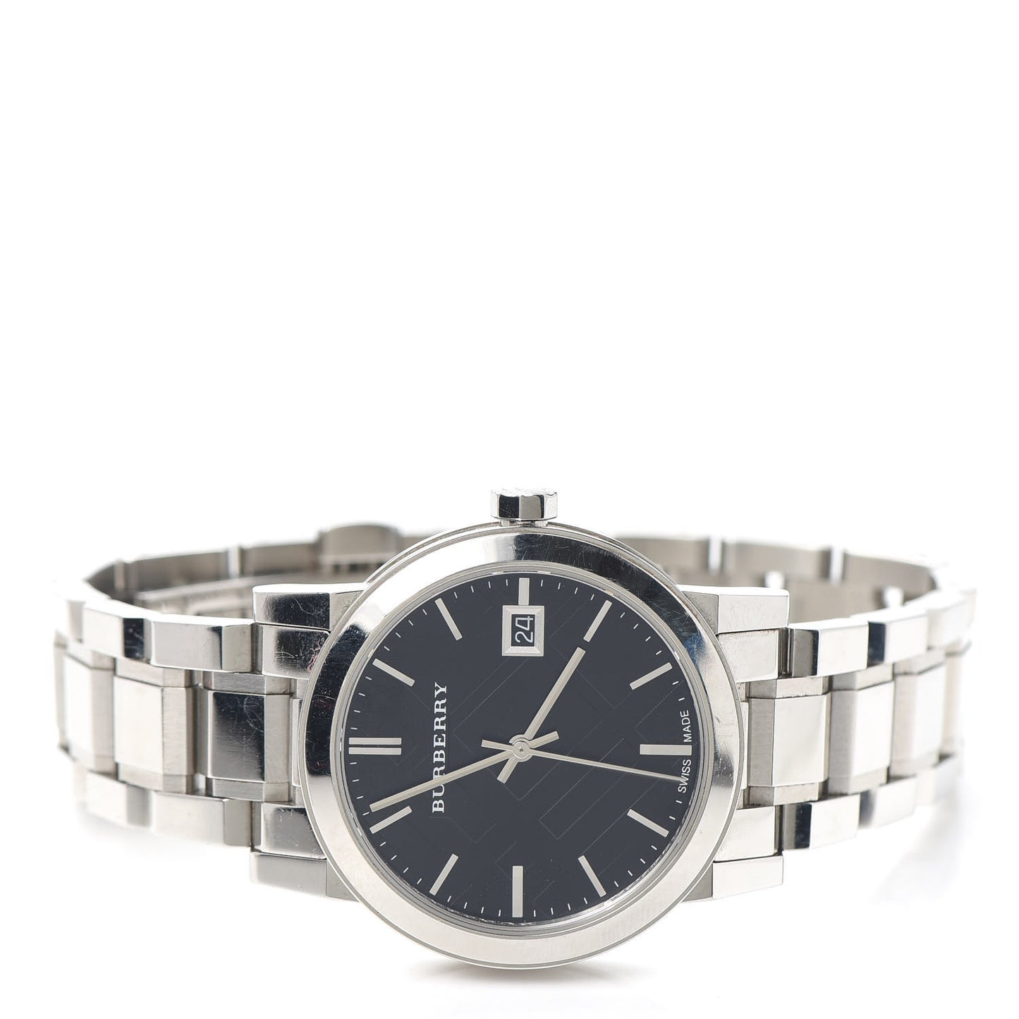 Stainless Steel 34mm The City Quartz Watch Black BU9101