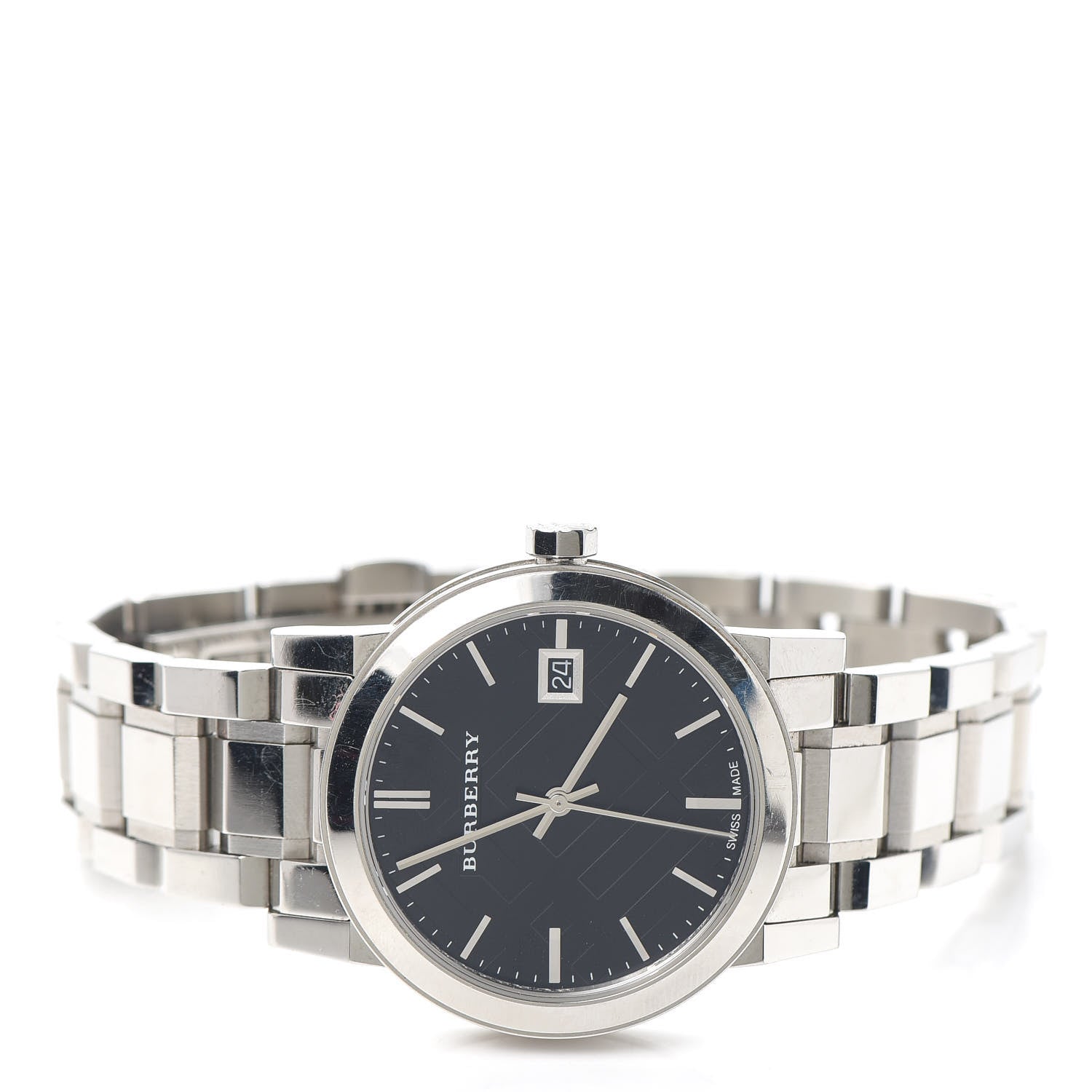 Burberry Stainless Steel 34mm The City Quartz Watch Black BU9101 2 of 6