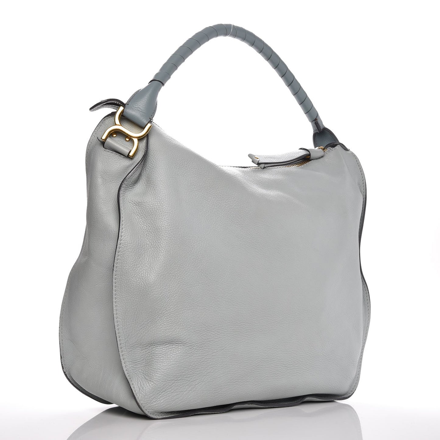 Calfskin Large Marcie Hobo Icy Blue