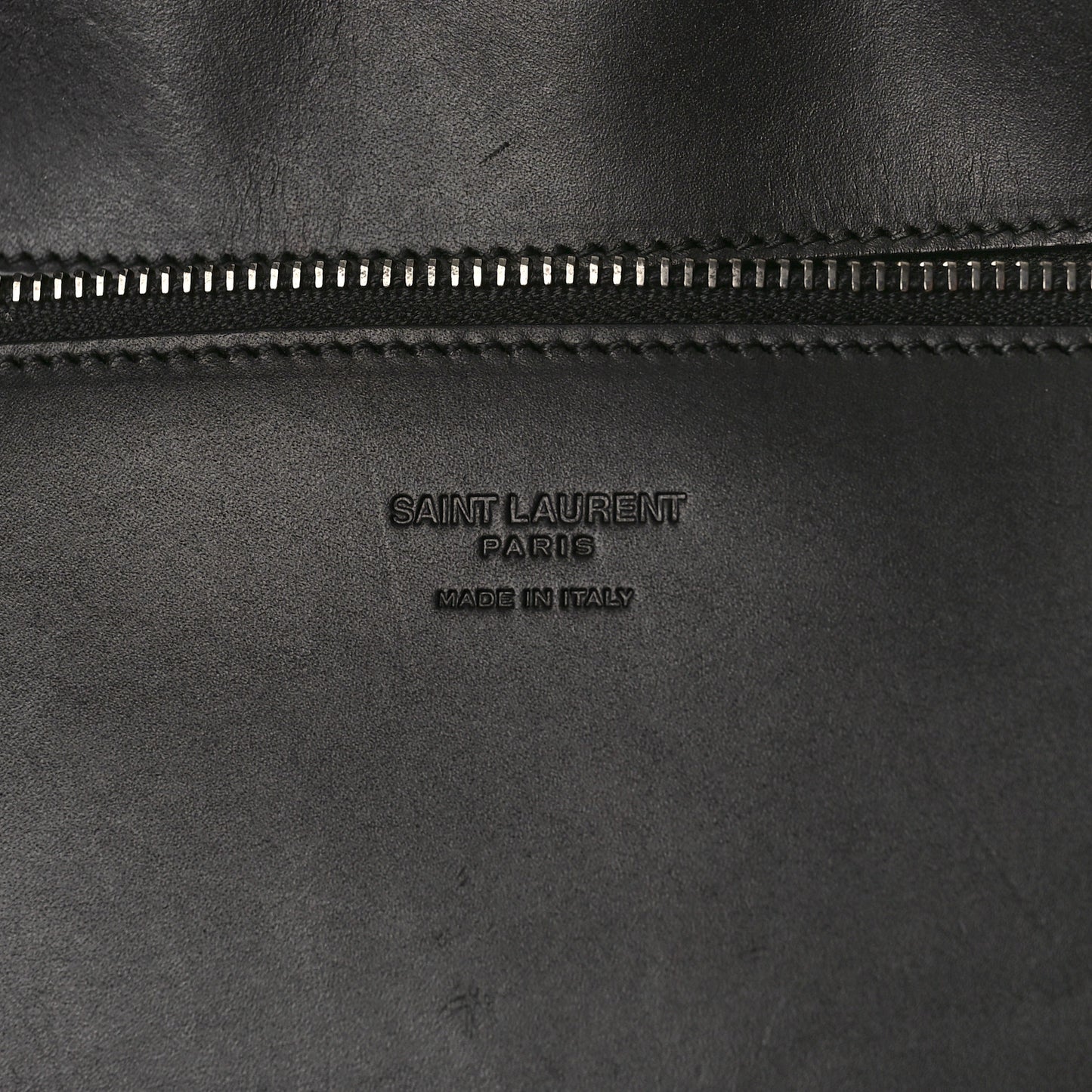 Raffia Calfskin Celtic Buckle Medium Panier Tote Black