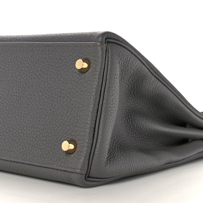 Hermes Togo Kelly Retourne 28 Etain 8 of 38