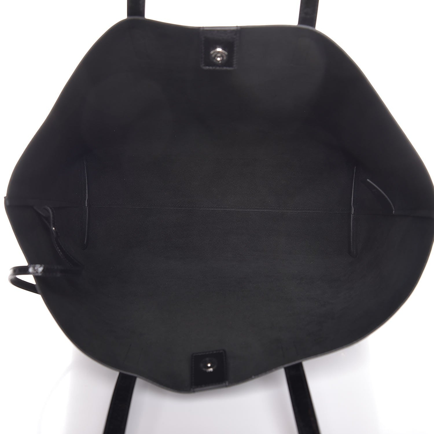 Saint Laurent Patent Calfskin Large Shopping Tote Black 6 of 9