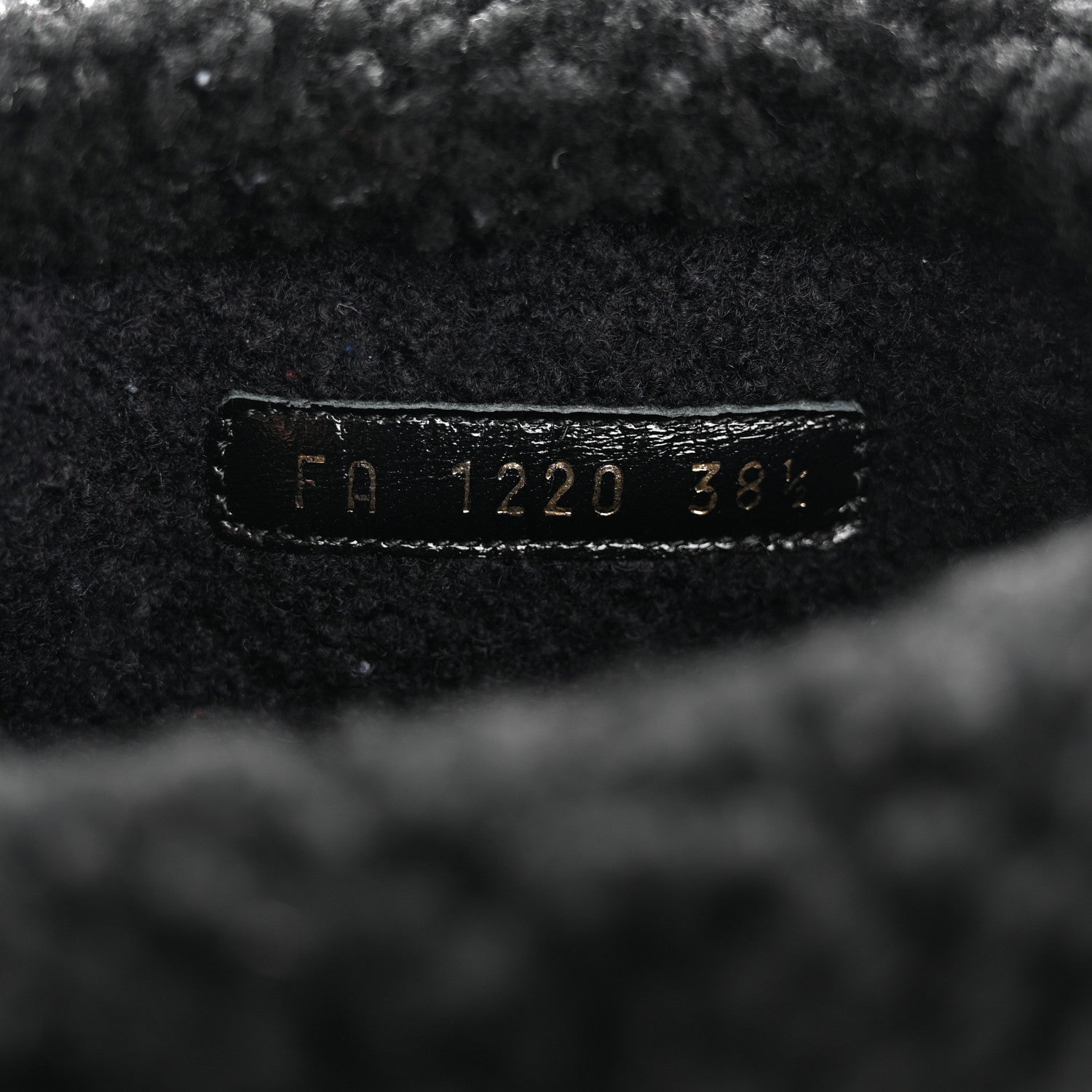 Louis Vuitton Suede Calfskin Shearling Snowdrop Flat Ankle Boot 38.5 Black 9 of 10
