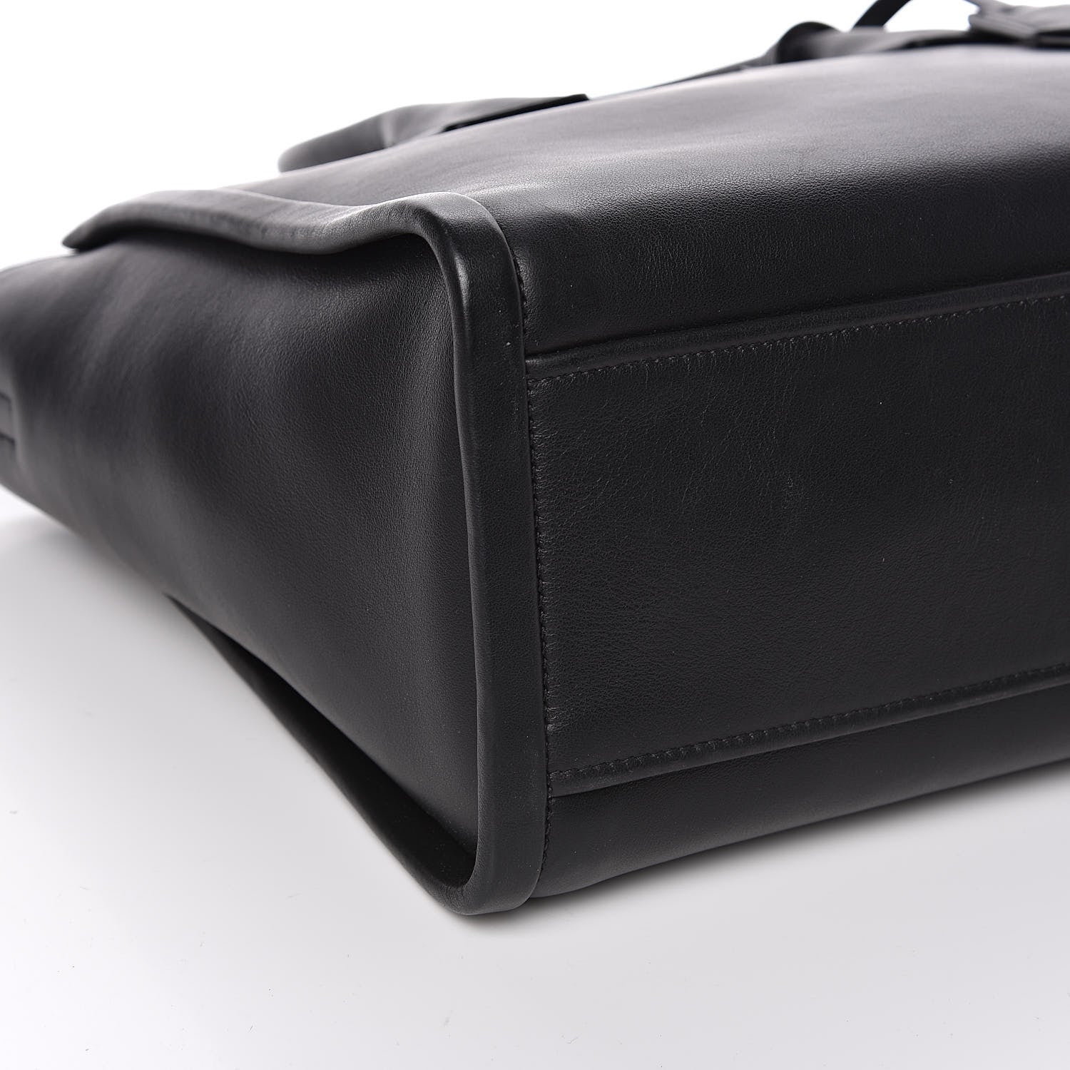 Prada Calfskin Concept Top Handle Bag Black 7 of 9