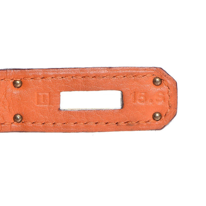 Hermes Taurillon Clemence Birkin 30 Orange 15 of 39