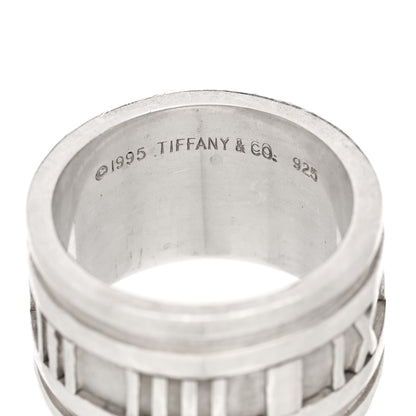 Tiffany Sterling Silver 12mm Atlas Band Ring 49 5 4 of 4