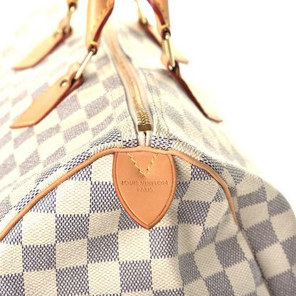Louis Vuitton Damier Azur Speedy 35 6 of 10