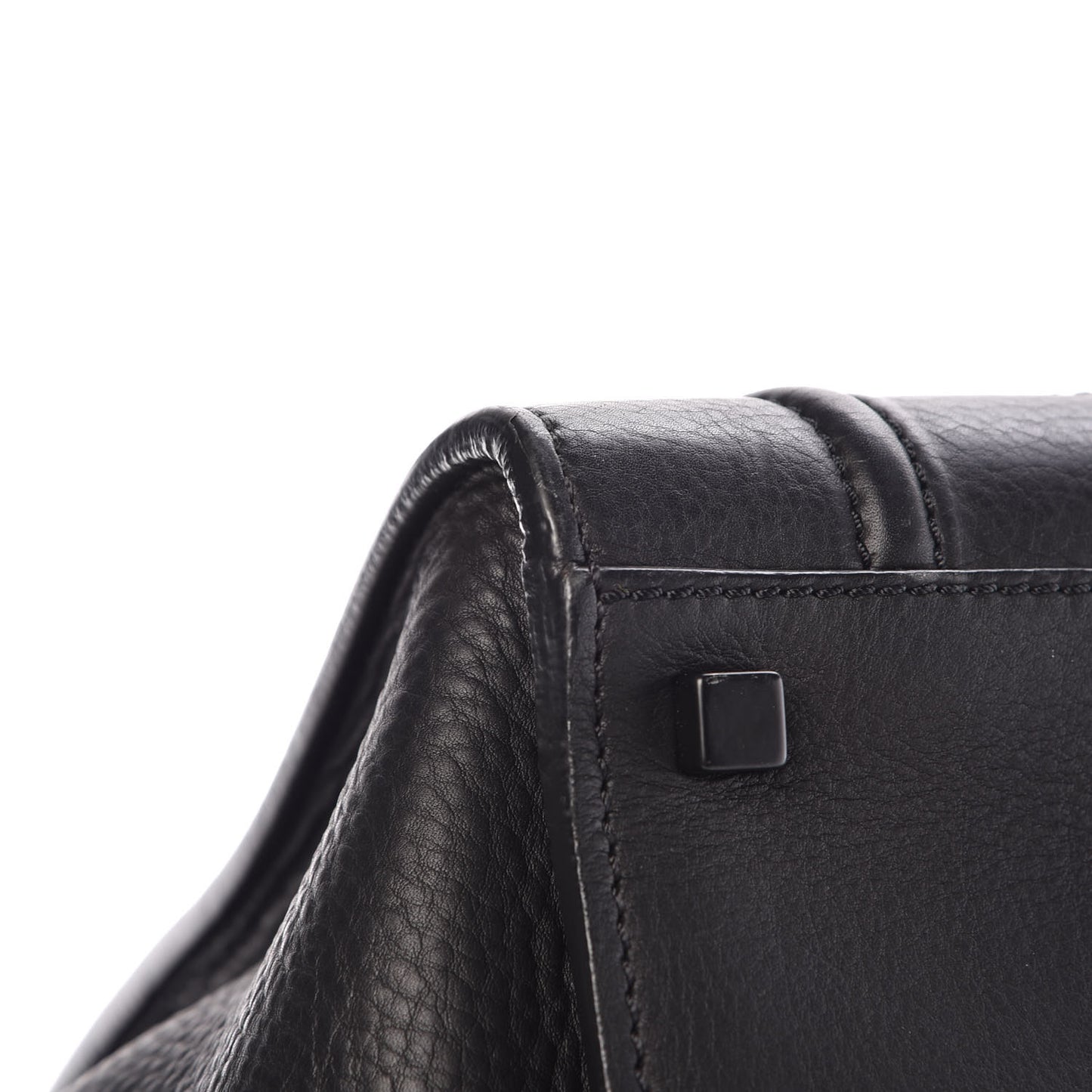 Supple Calfskin Medium Phantom Luggage Black