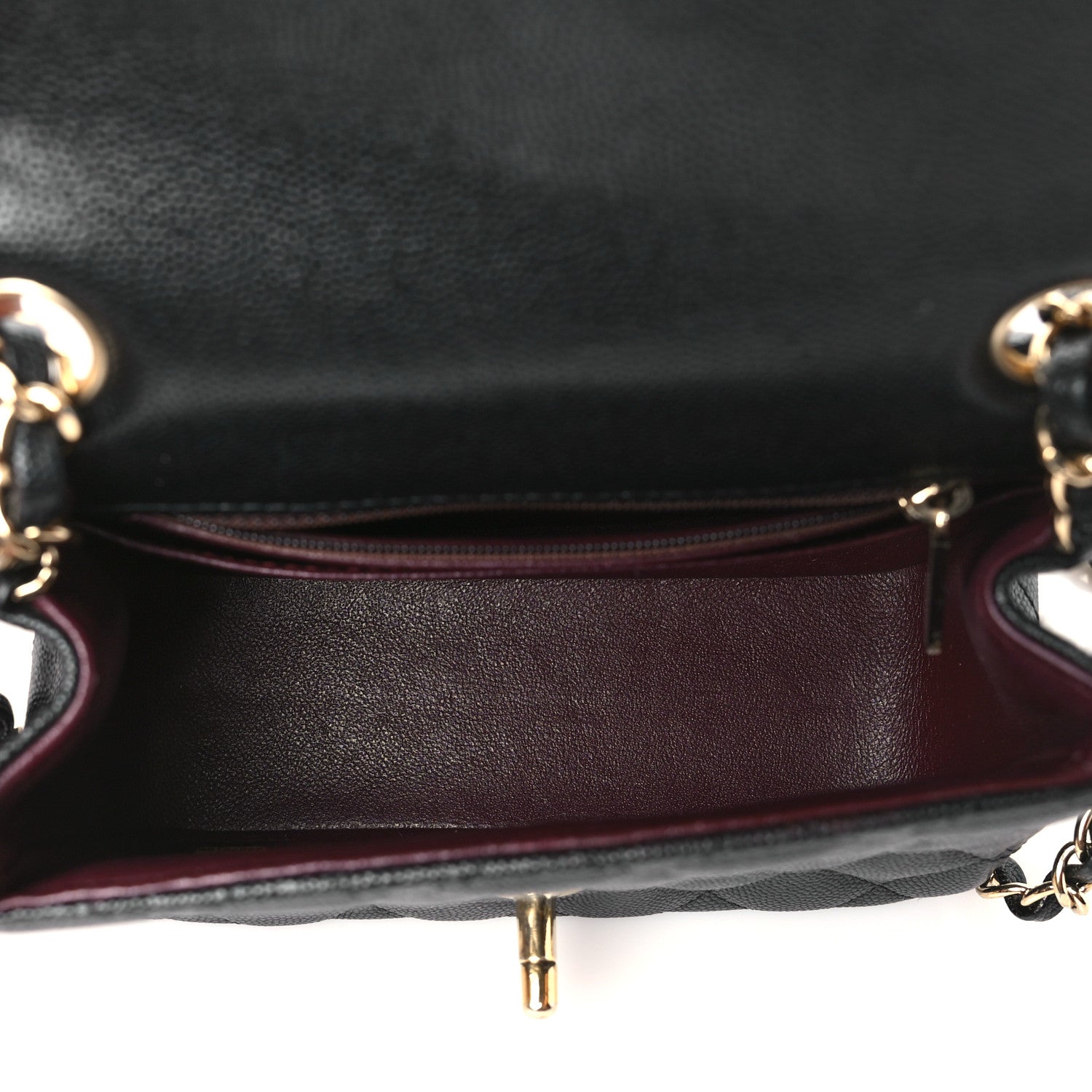 Chanel Caviar Quilted Mini Square Flap Black 5 of 10