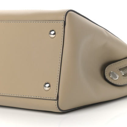 Fendi Vitello Baltico Dolce DotCom Satchel Tortora Papavero 10 of 14