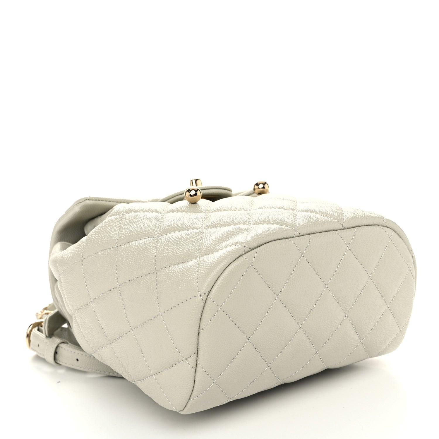 Chanel Caviar Quilted Mini Urban Spirit Backpack Light Grey 4 of 10