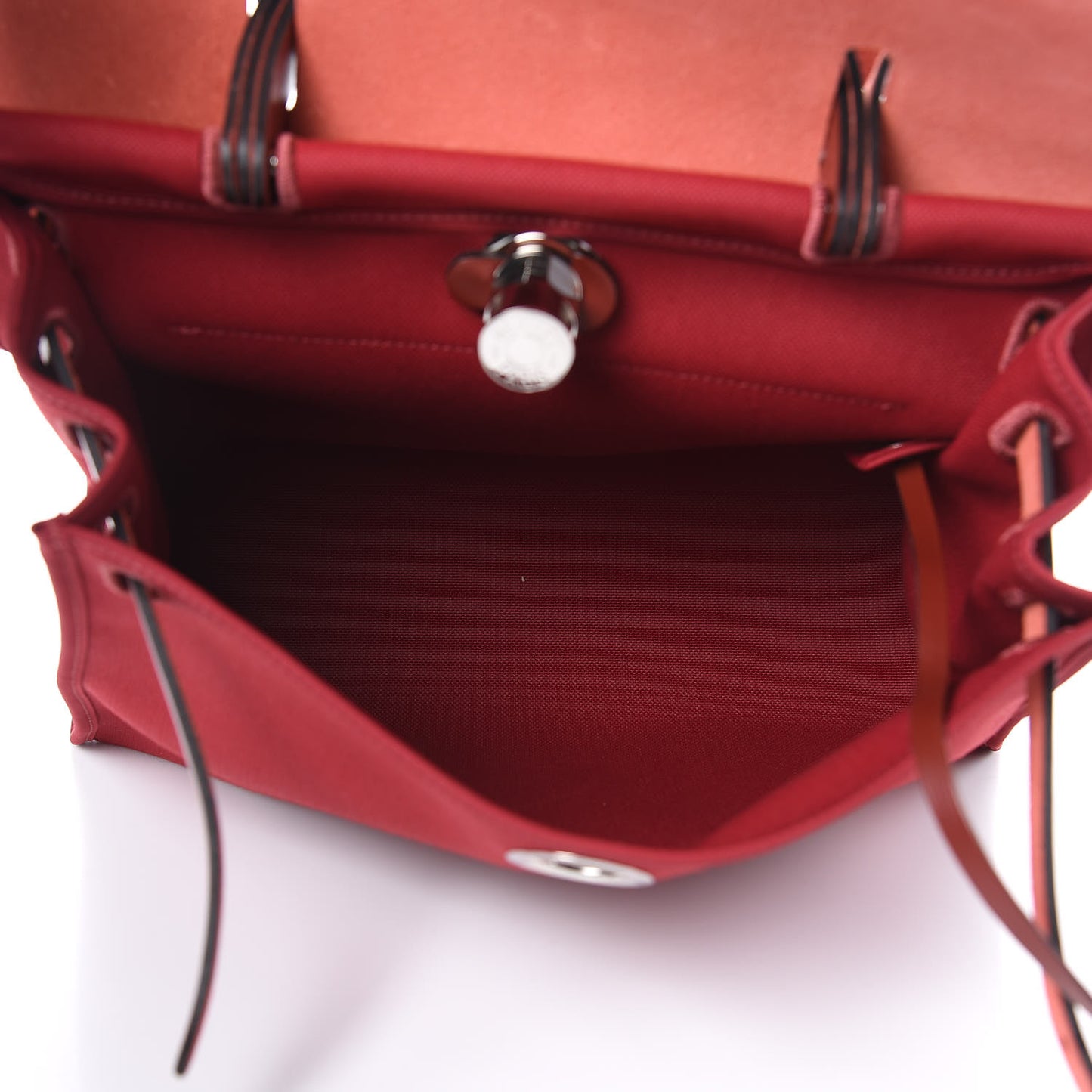 Vache Hunter Toile Herbag Zip 31 PM Rouge Grenat Rouge H