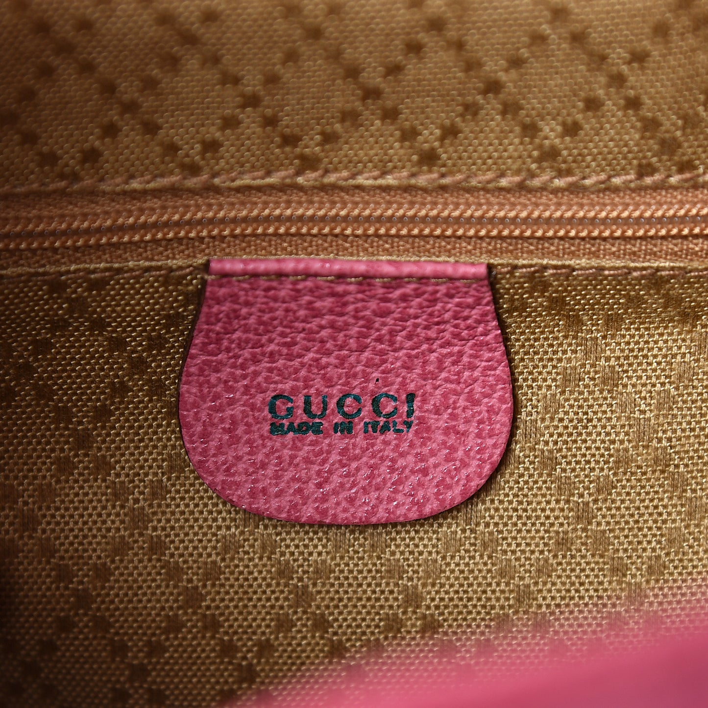 Suede Bamboo Backpack Pink