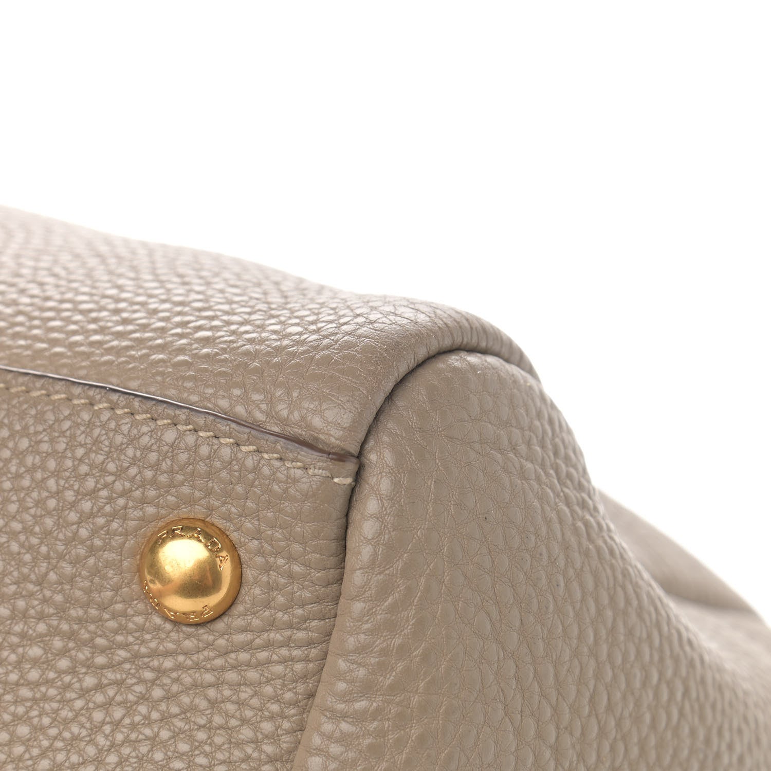 Prada Vitello Daino Tote Visone 10 of 13