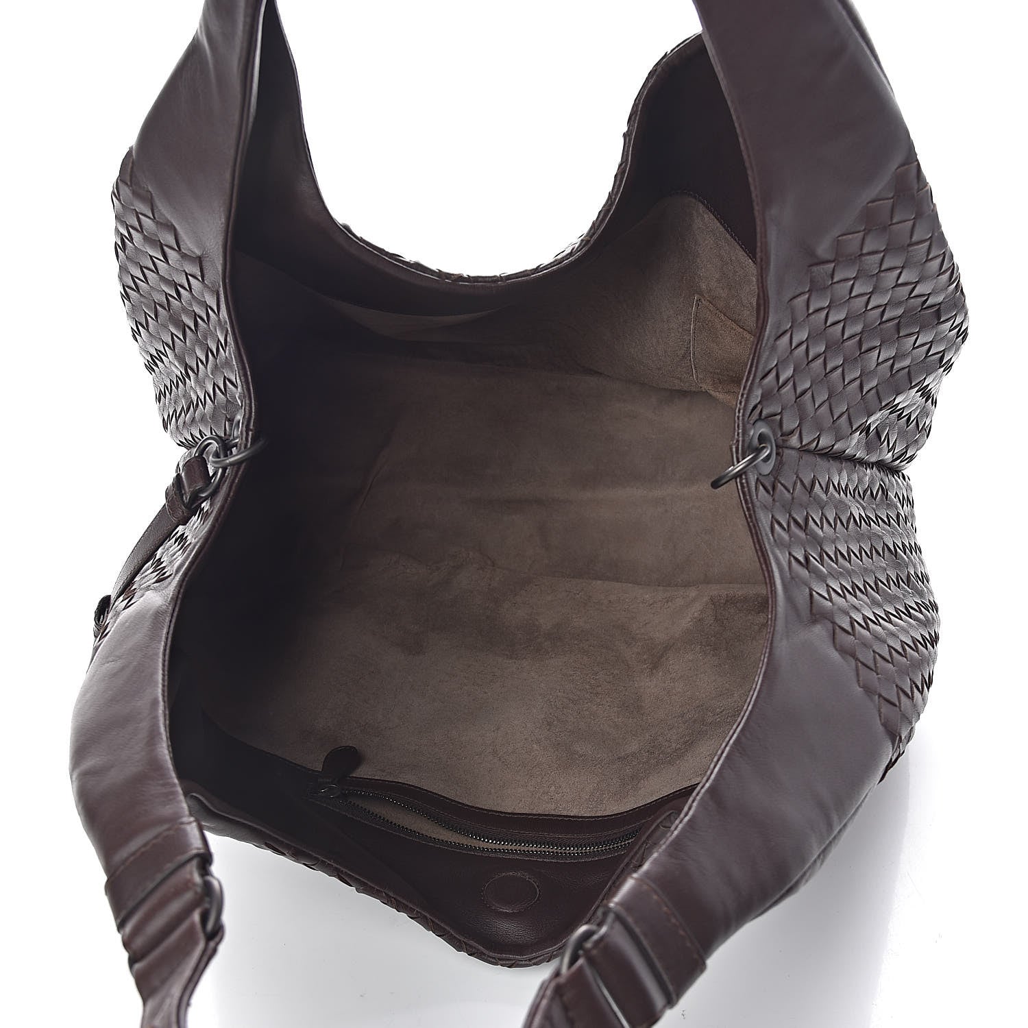 Bottega Veneta Nappa Intrecciato Large Campana Ebano 5 of 9