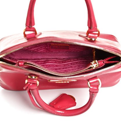 Prada Saffiano Vernice Mini Promenade Double Zip Tote 5 of 13