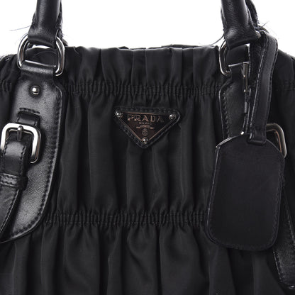 Prada Tessuto Nylon Gaufre Tote Black 9 of 13