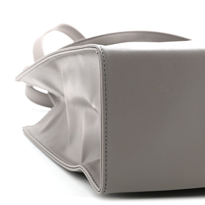 Telfar Vegan Leather Medium Shopping Bag Grey 9 of 10