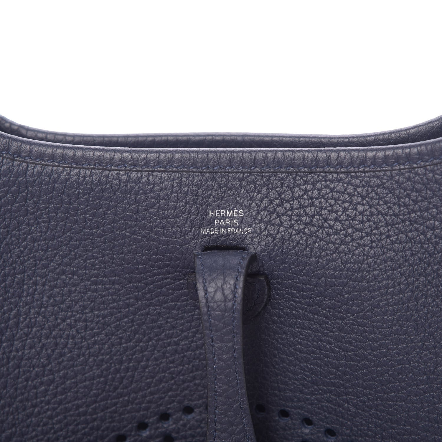 Hermes Taurillon Clemence Amazone Evelyne TPM Bleu Nuit Bleu Indigo 6 of 11