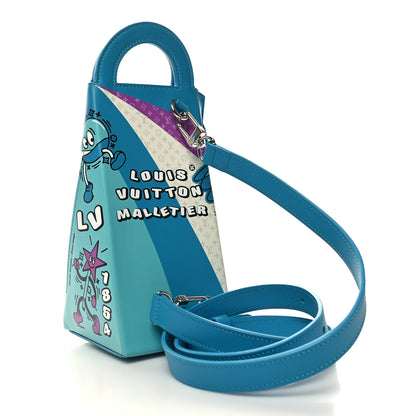 Louis Vuitton Monogram Sandwich Lunch Bag Blue 2 of 9