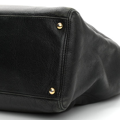 Chanel Calfskin Cerf Executive Shopper Tote Black 11 of 14