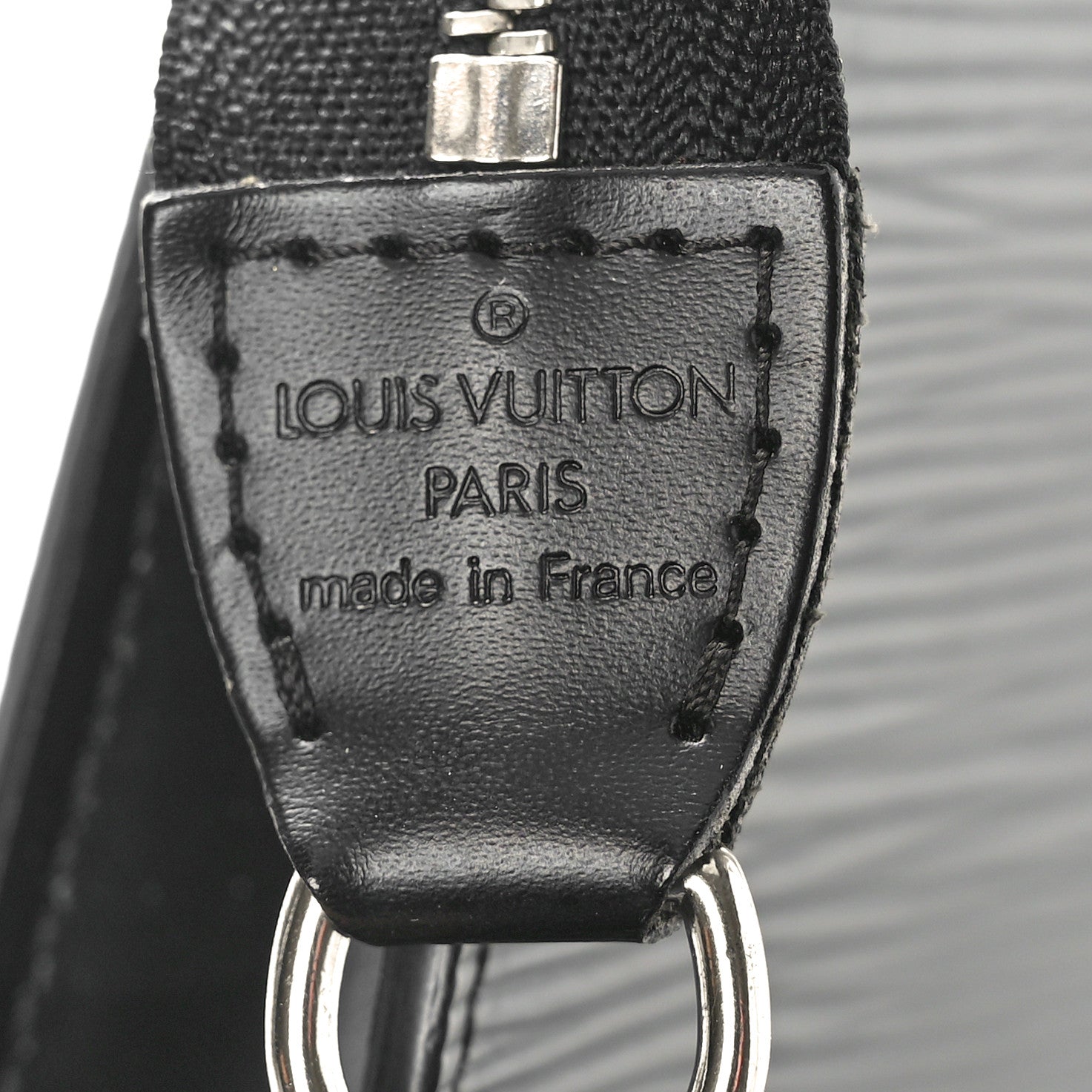 Louis Vuitton Epi Pochette Accessories 21 Black 6 of 9