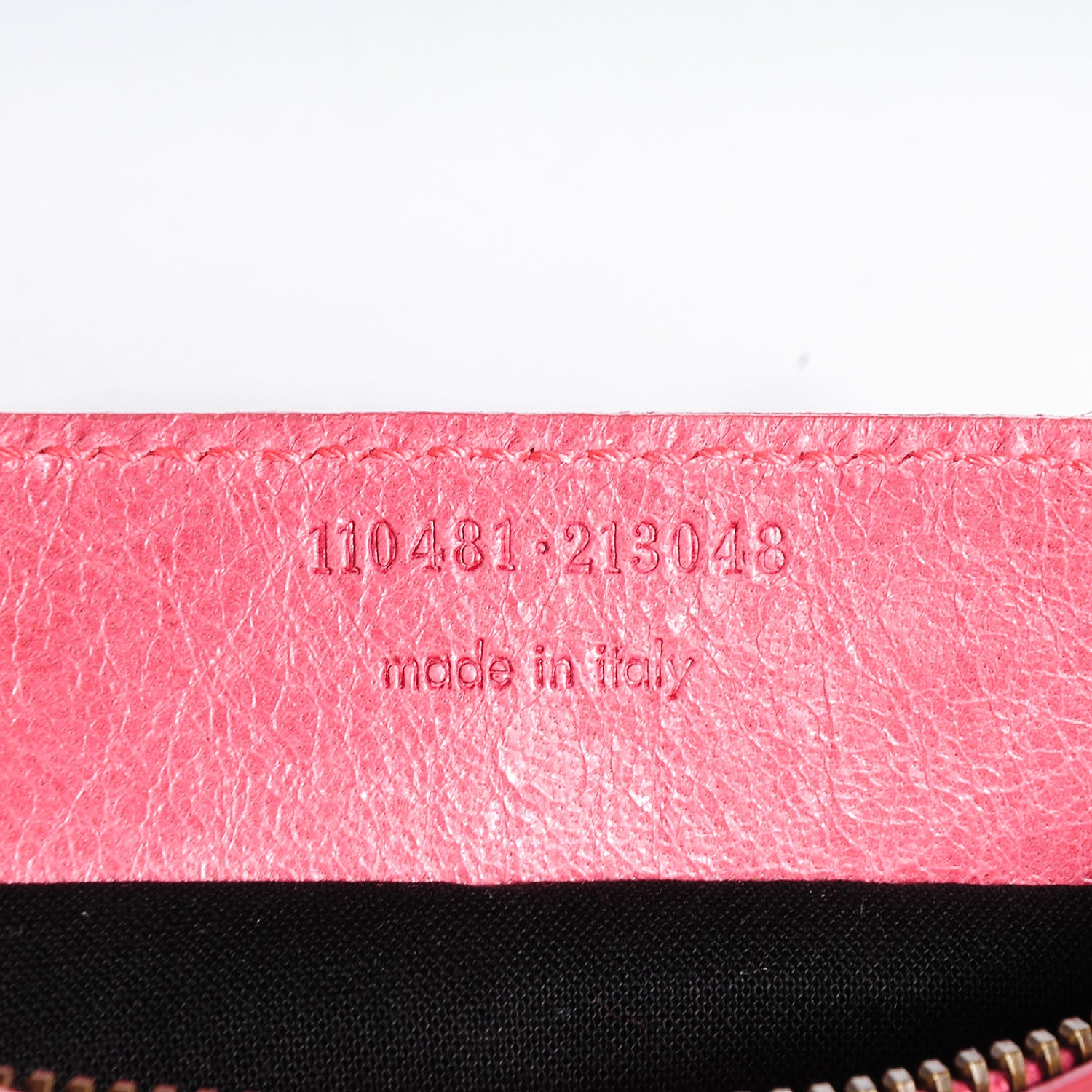 Balenciaga Agneau Porte Toilette Makeup Clutch Framboise 5 of 13