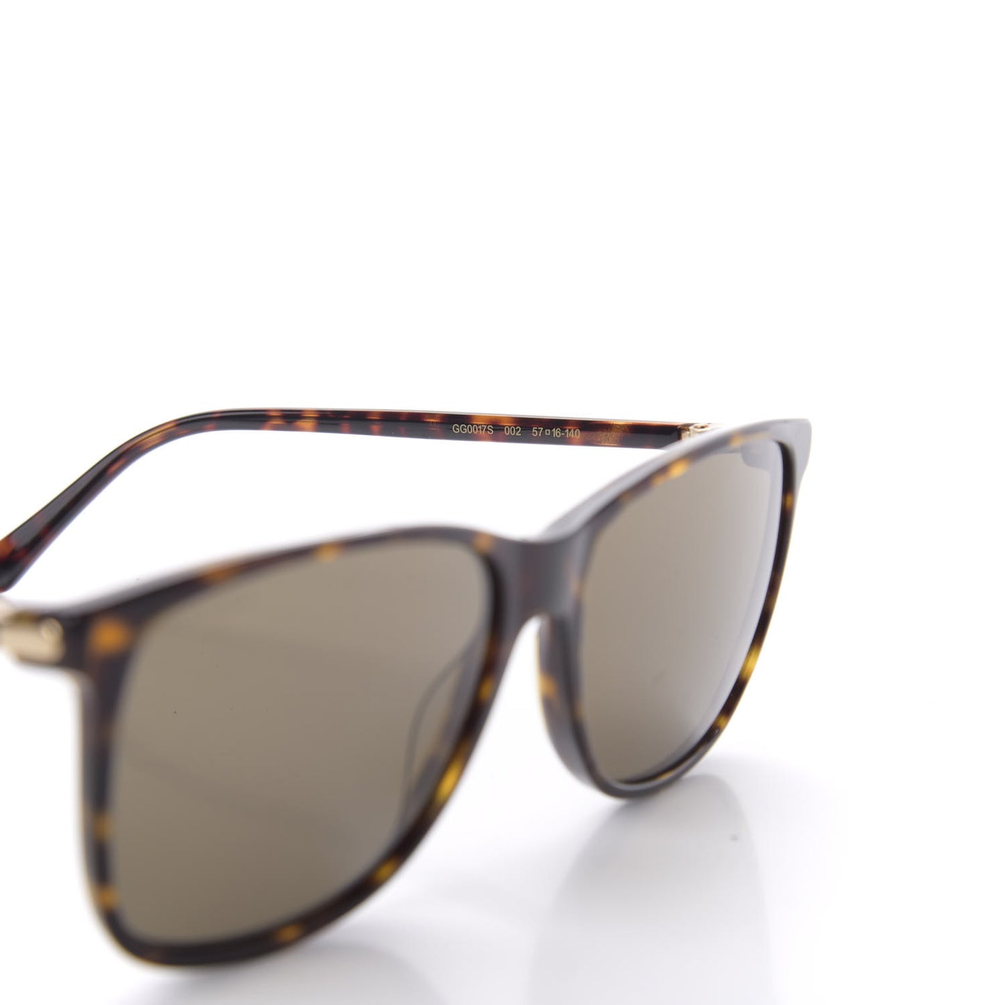 Square Frame Sunglasses GG00177/S Tortoise