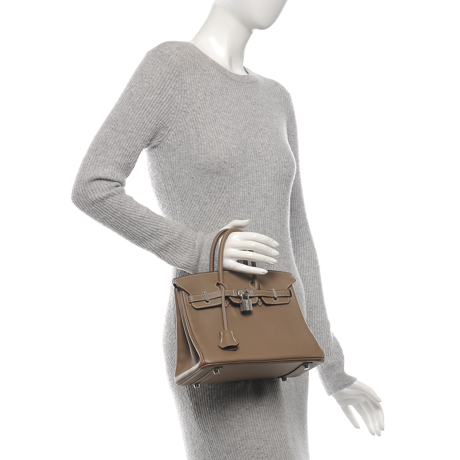 Hermes Swift Birkin 25 Etoupe 2 of 25