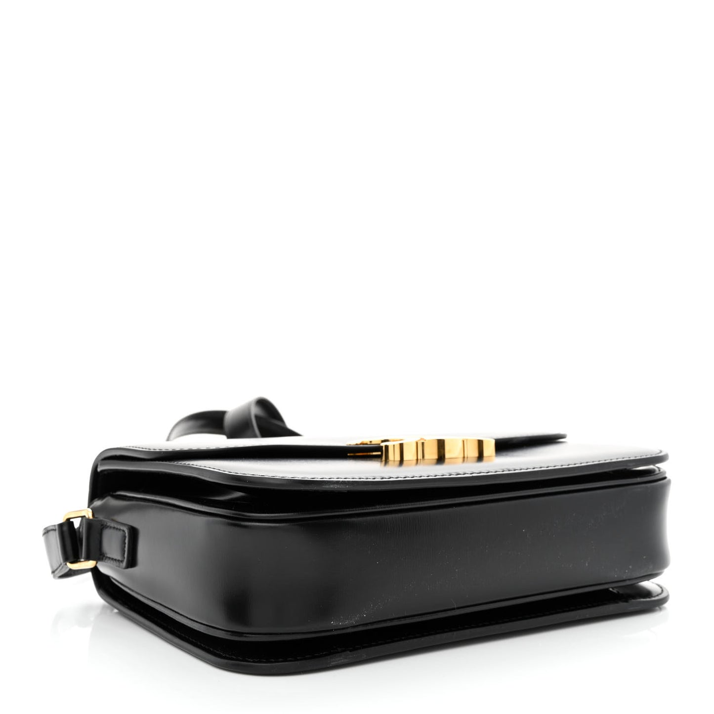 Shiny Calfskin Medium Triomphe Black
