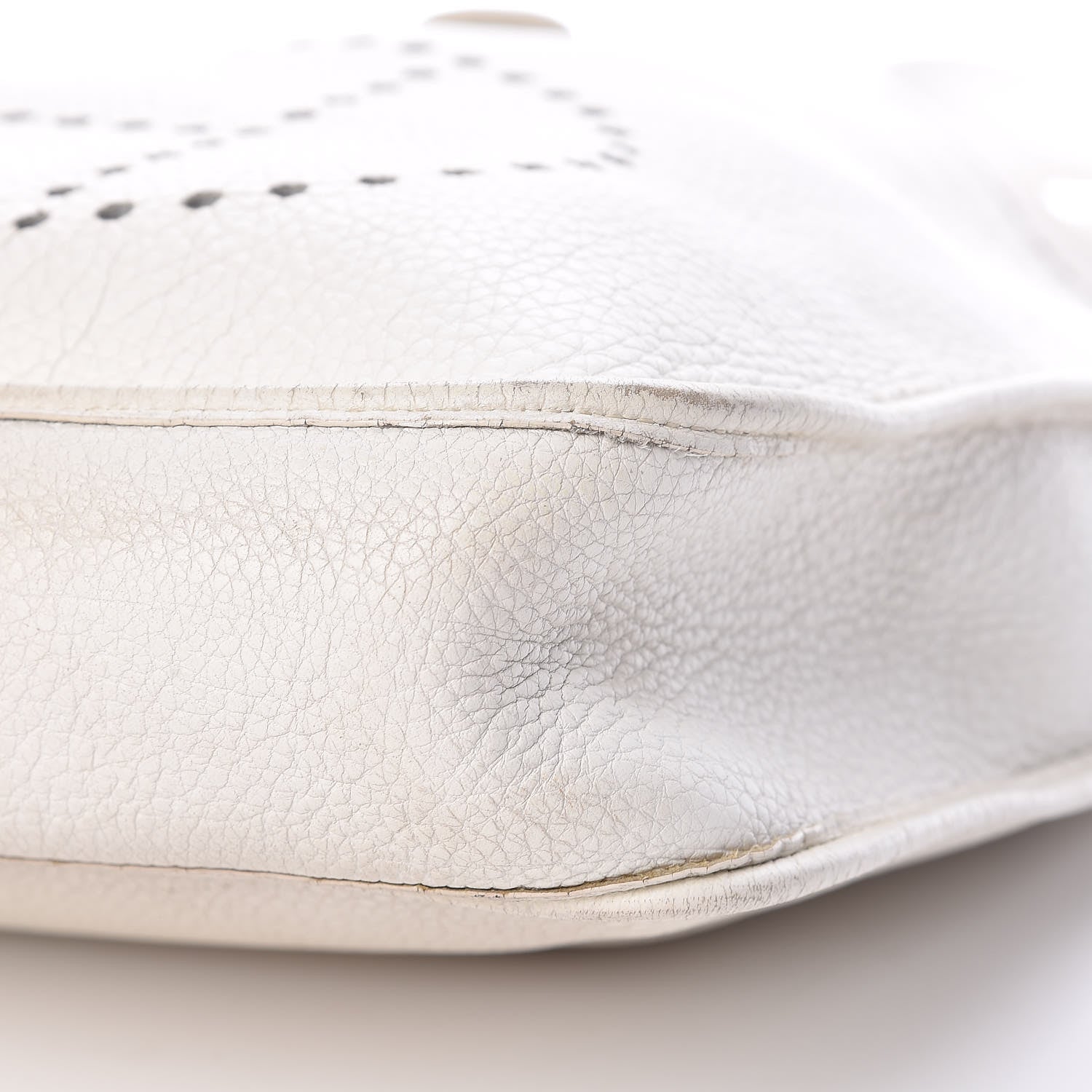 Hermes Taurillon Clemence Evelyne PM White 10 of 21