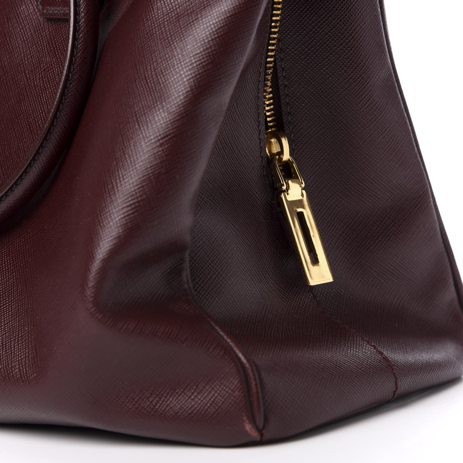 Prada Saffiano Lux Large Tote Granato 7 of 10