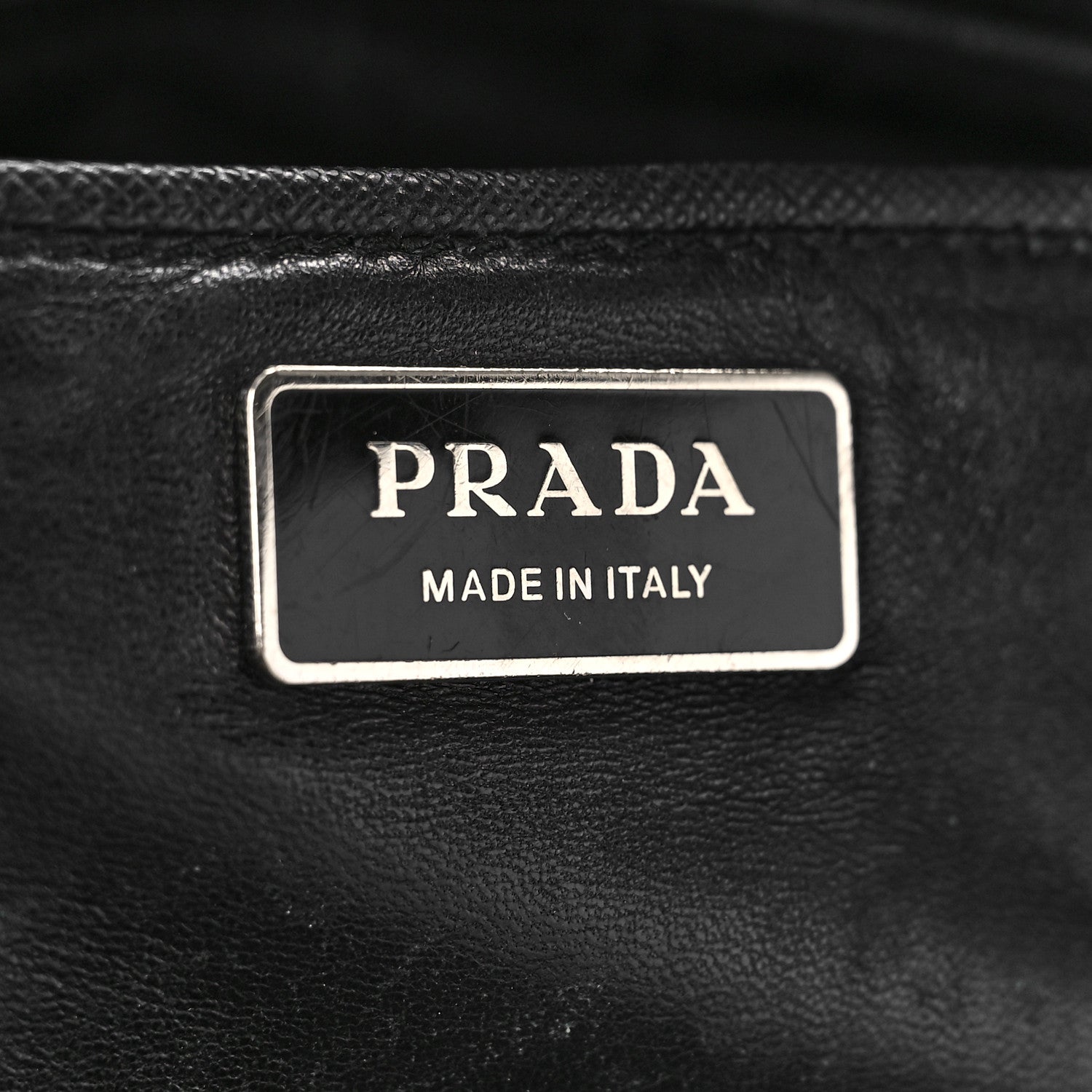 Prada Saffiano City Calf Medium Galleria Double Zip Tote Black 6 of 11