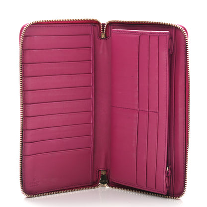 Gucci Patent Soho Zip Around Wallet Bright Bougainvillea 5 of 10
