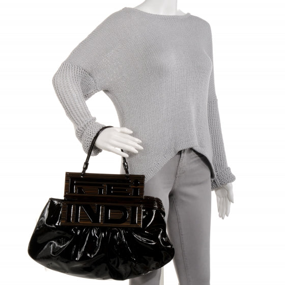 Fendi Patent To You Convertible Clutch Brown 2 of 8