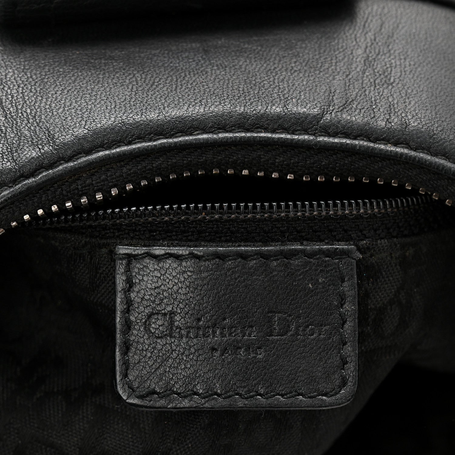 Christian Dior Calfskin Admit It Hobo Black 6 of 12