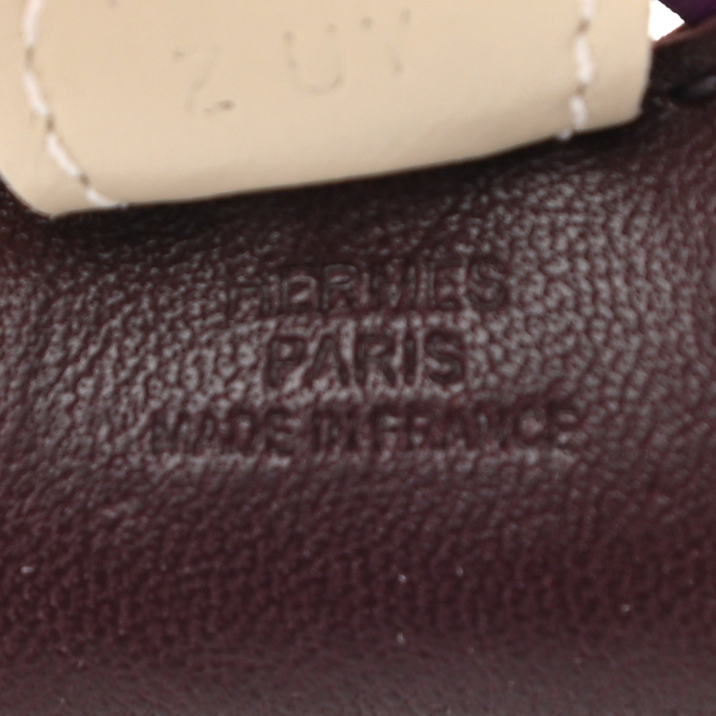 Milo Lambskin Grigri Rodeo Horse Bag Charm PM Rouge Sellier Craie Violet
