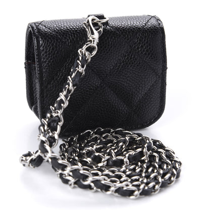 Chanel Caviar Quilted Airpods Pro Case Black 3 of 8