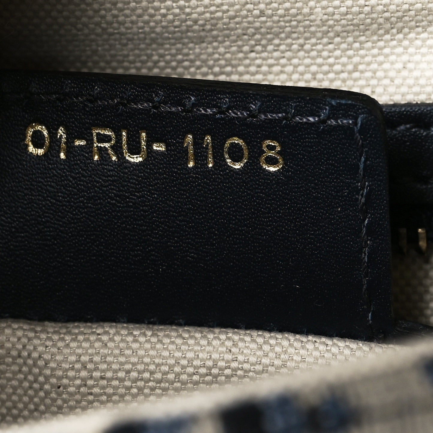 Oblique Saddle Bag Blue