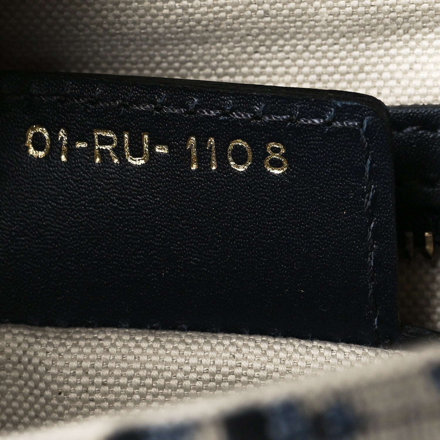 Christian Dior Oblique Saddle Bag Blue 7 of 10