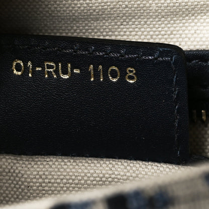 Christian Dior Oblique Saddle Bag Blue 7 of 10