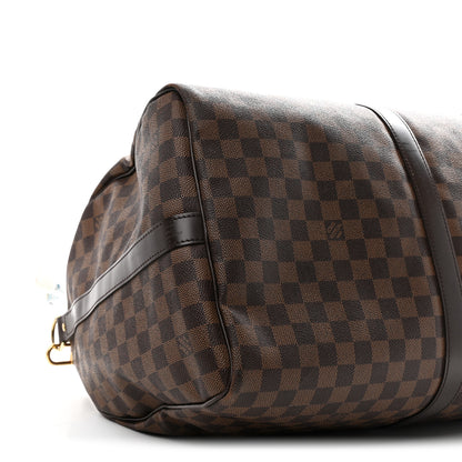 Louis Vuitton Damier Ebene Keepall Bandouliere 55 8 of 10