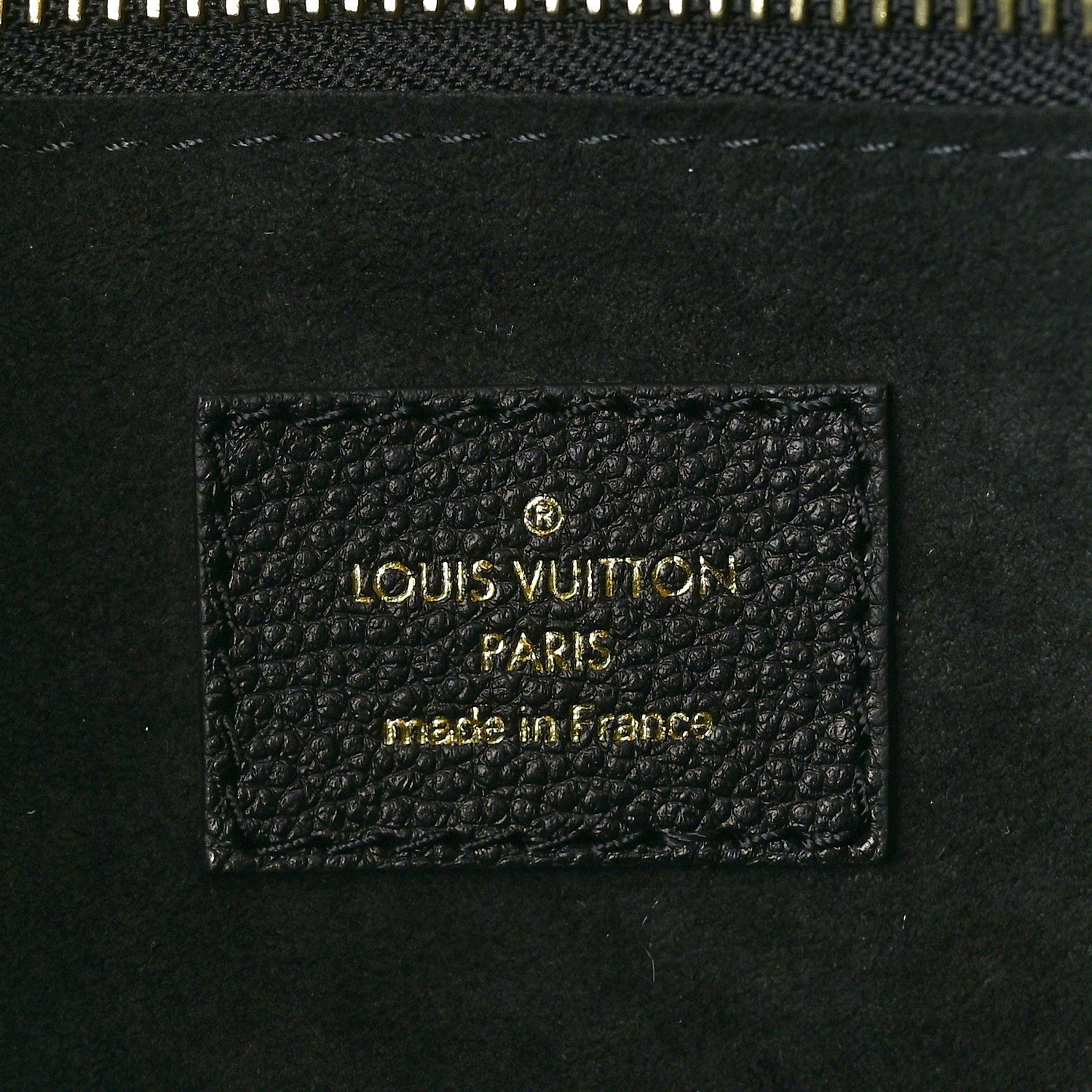 Louis Vuitton Empreinte Monogram Giant Neverfull MM Black Beige 7 of 10