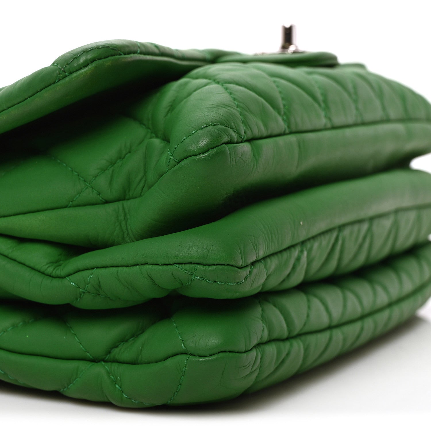 Chanel Calfskin Quilted Tender Touch Flap Bag Green 9 of 10