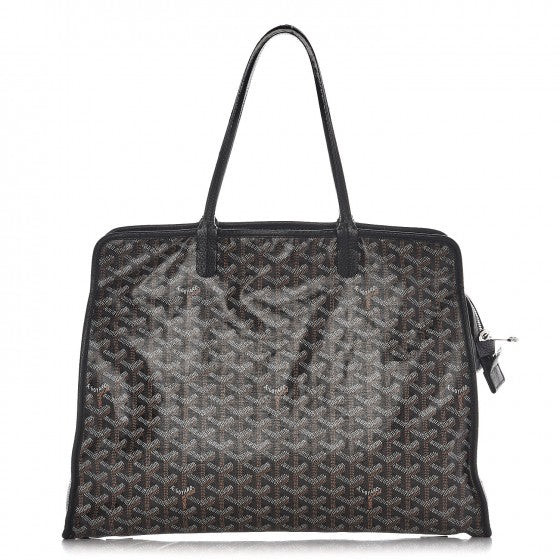 Goyardine Sac Hardy Pet Carrier PM Black