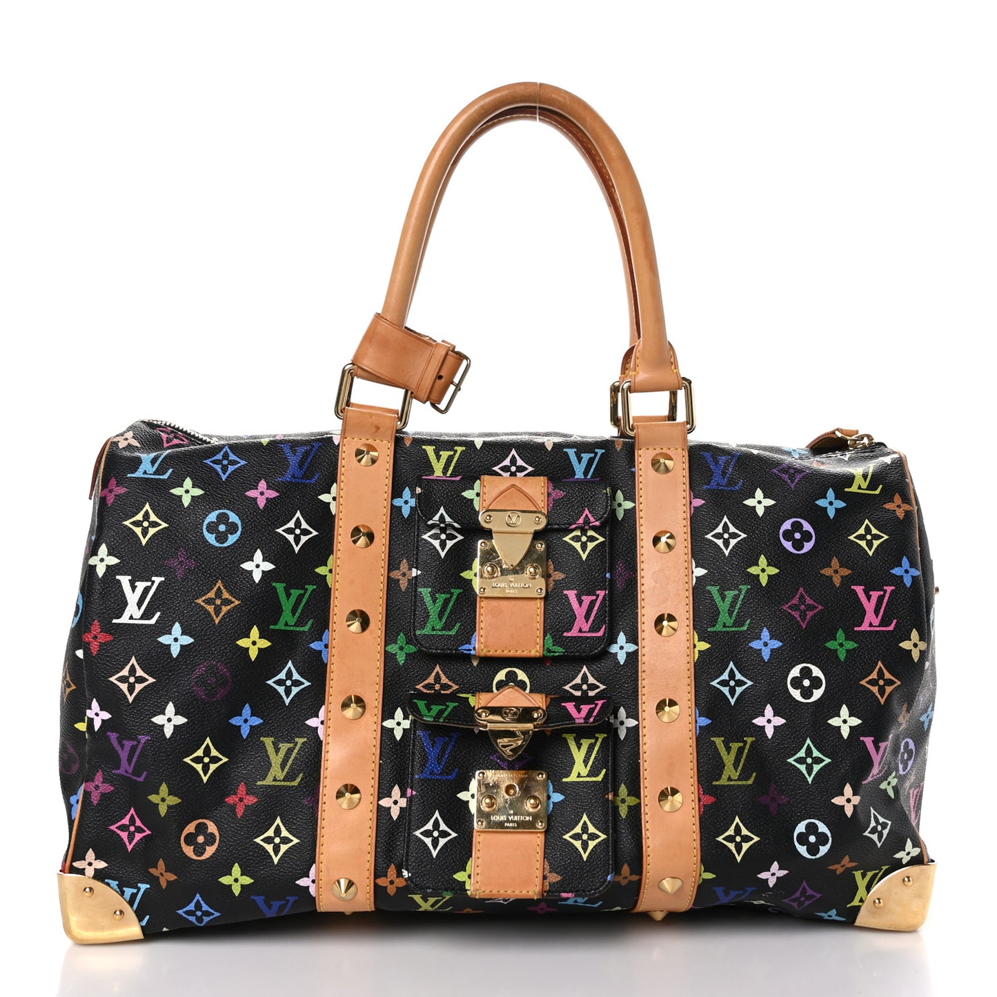 Monogram Multicolor Keepall 45 Black