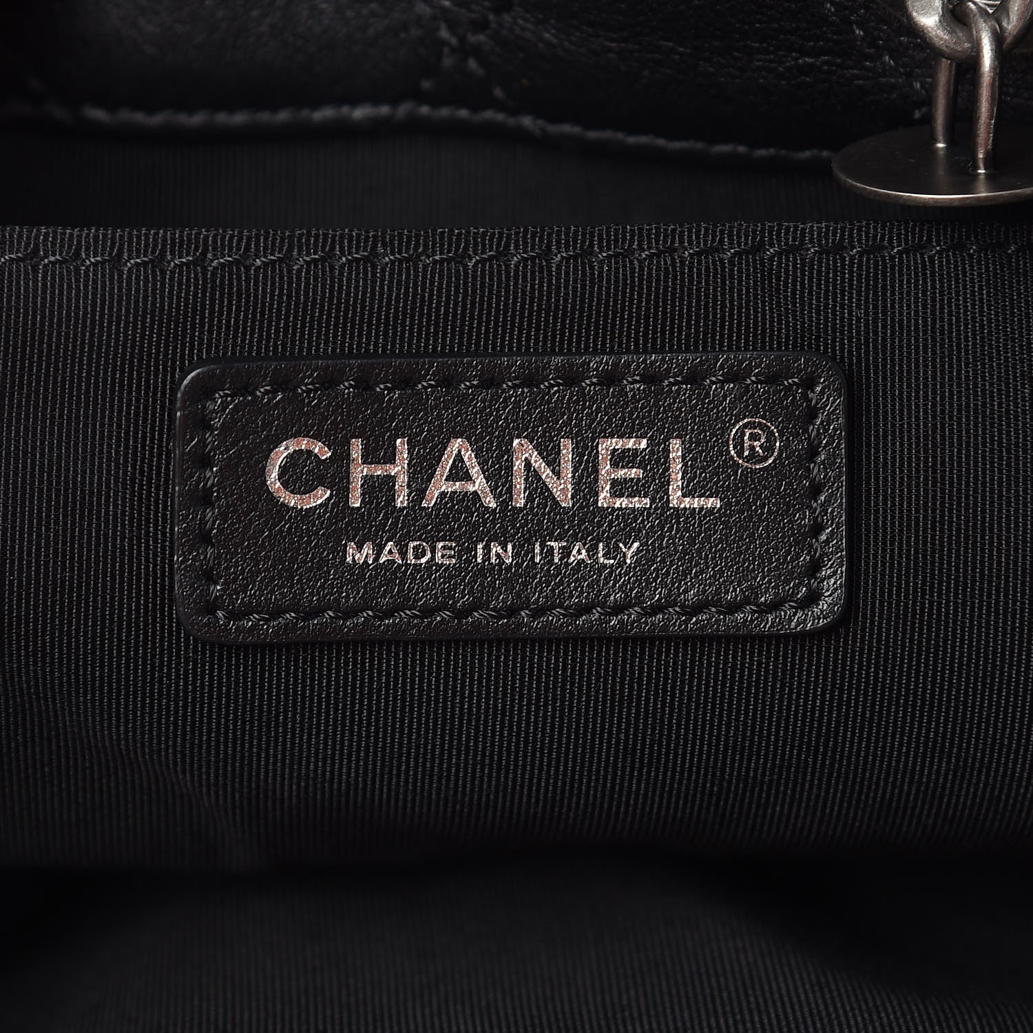 Chanel Calfskin Stitched Large Hobo Black 7 of 9